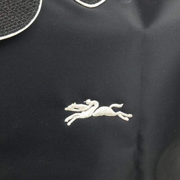 NWT Longchamp Le Pliage Original Large Shoulder Nylon Bag Tote IN NEW BLACK - Picture 4 of 8